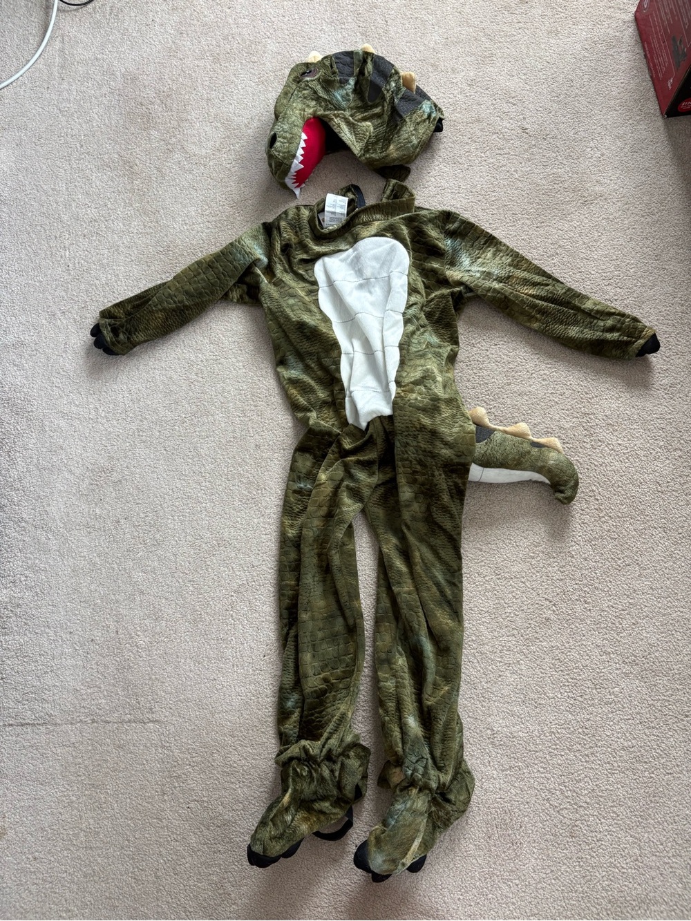 Kids Green Dinosaur Costume